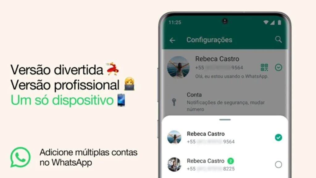 Veja o truque fácil para usar duas contas do WhatsApp no mesmo celular