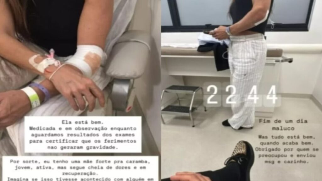 Atriz sofre grave acidente ao ser atropelada pelo próprio carro