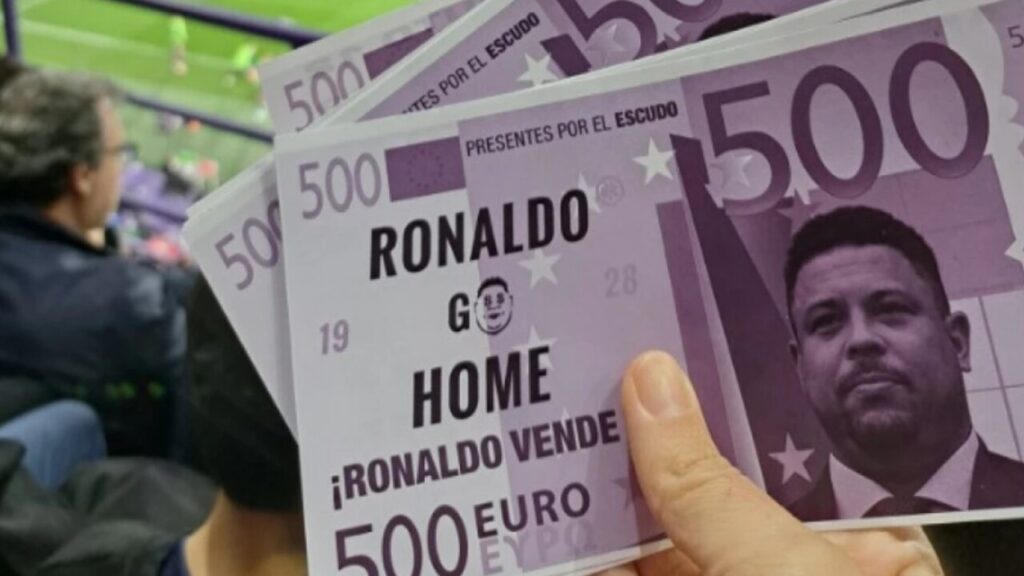 Ronaldo é detonado pela torcida do Valladolid e acusado de “acabar com o clube”