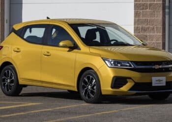 Chevrolet Aveo - Imagem: Divulgação/Chevrolet