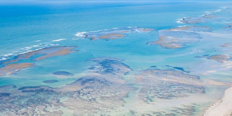 Imagem da Costa dos Corais - Créditos: Wikimedia Commons