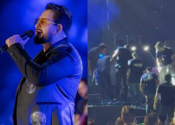 Fãs apreensivos após Marrone cair do palco e bater a cabeça durante show