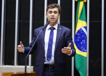 Nikolas Ferreira. Reprodução: Pablo Valadares / Câmara dos Deputados