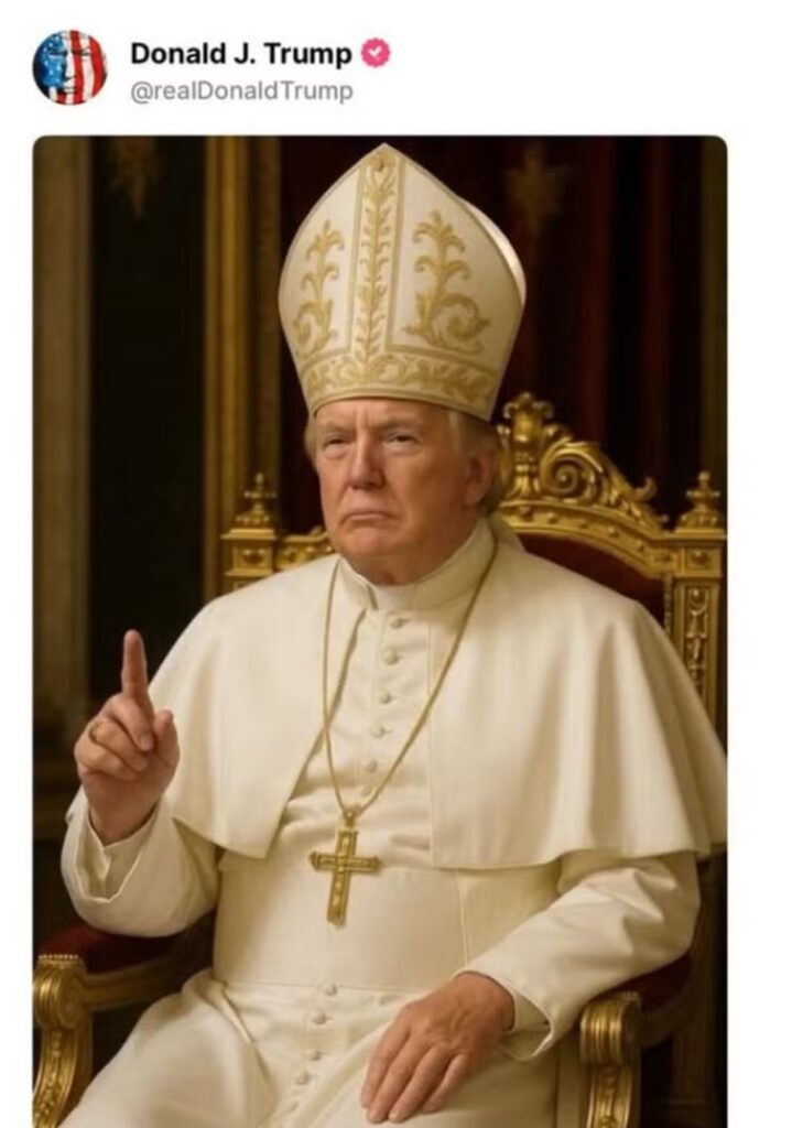 'Foto' de Trump como Papa divide opiniões após publicação da Casa Branca