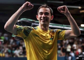 Hugo Calderano se torna primeiro brasileiro na final do Mundial de tênis de mesa