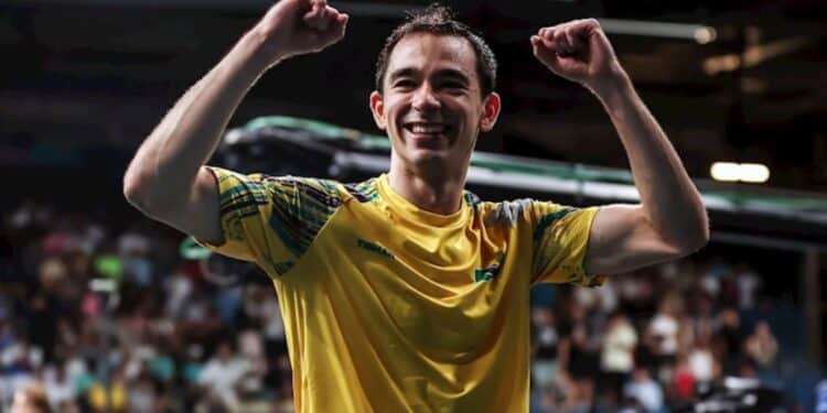 Hugo Calderano se torna primeiro brasileiro na final do Mundial de tênis de mesa