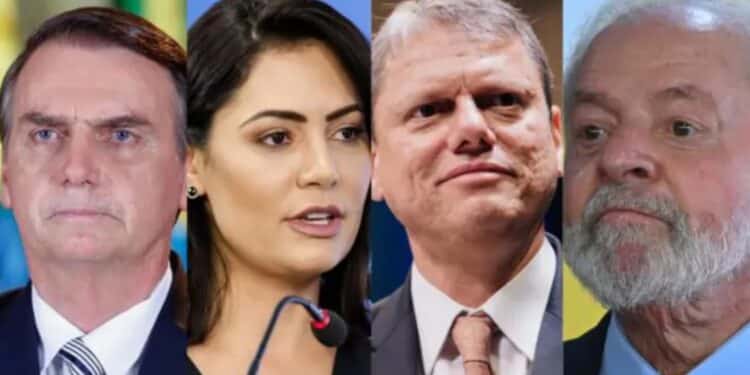 Nova pesquisa mostra que Lula perderia para Michelle, Tarcísio e Bolsonaro