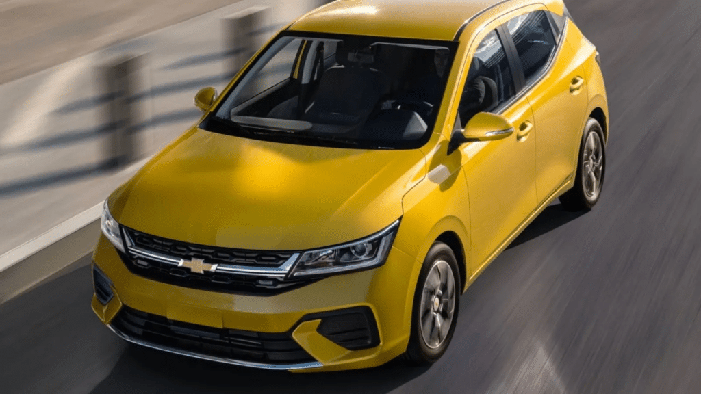 Chevrolet Aveo - Imagem: Divulgação/Chevrolet