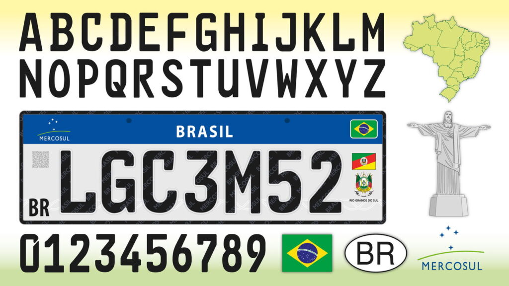 Prazo final para a troca das novas placas Mercosul 2025!