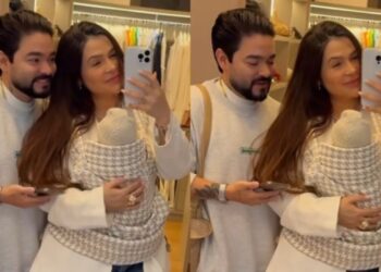 Primeira aparição do filho de Yudi Tamashiro encanta a web; veja