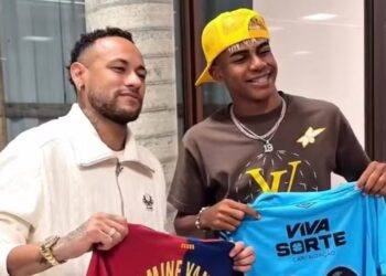 Neymar vira “motorista” e leva Yamal para rolê inusitado no RJ