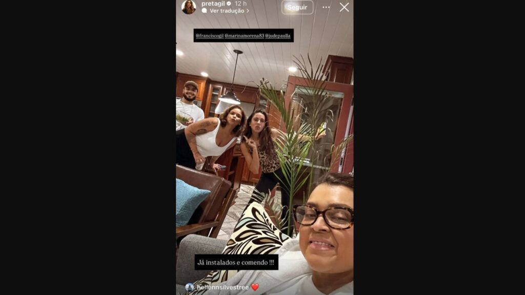 Preta Gil faz nova revelação e atualiza fãs sobre estado de saúde