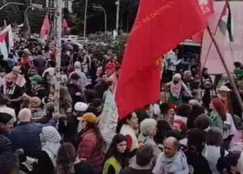 Ato pró-Palestina reúne manifestantes em SP com críticas a Israel
