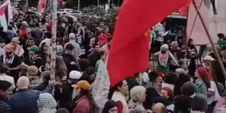 Ato pró-Palestina reúne manifestantes em SP com críticas a Israel