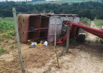 Mulher morre após acidente com balão tripulado no interior