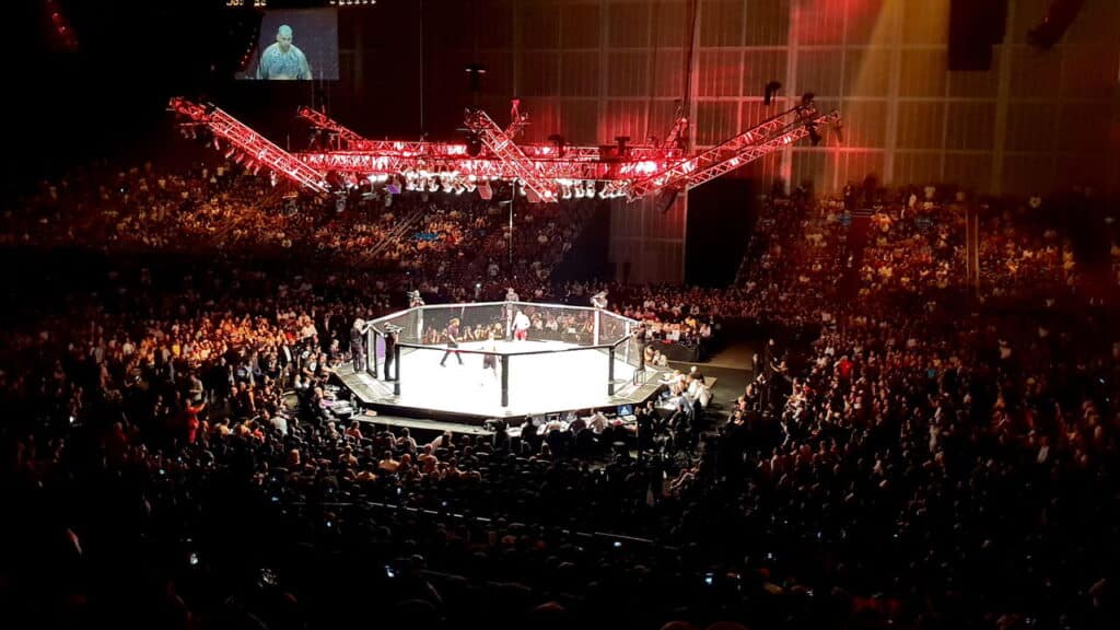 A plateia mais intensa do UFC fez história!