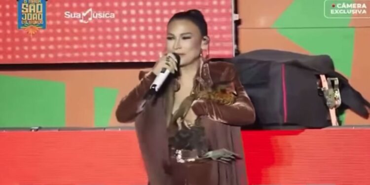 Simone Mendes é surpreendida por presente inusitado durante show e reação viraliza