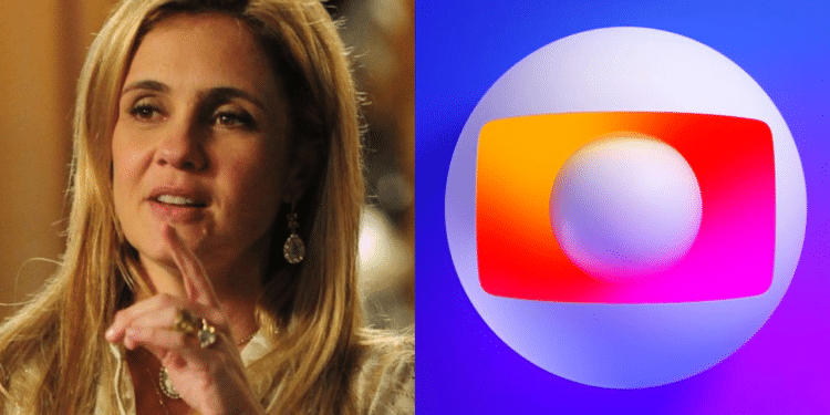 Carminha e Logo da rede Globo (Foto: Divulgação-Globo)