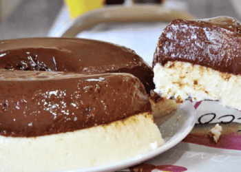 Pudim Prestígio de Geladeira - Créditos: Reprodução/Receitas de Pesos