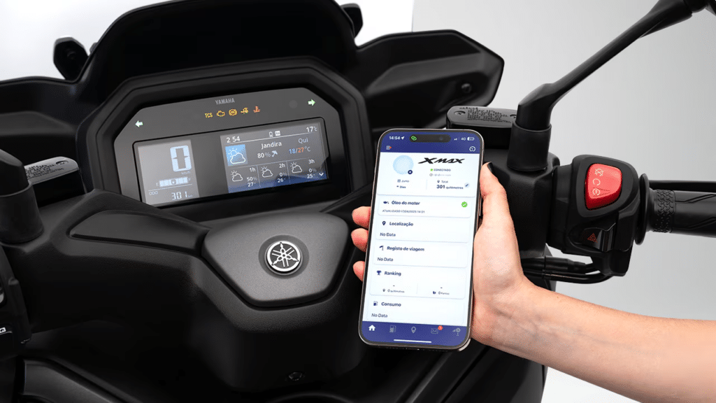 XMAX 300 Connected - Créditos: Yamaha/Divulgação