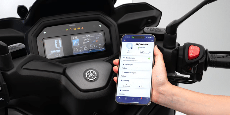 XMAX 300 Connected - Créditos: Yamaha/Divulgação
