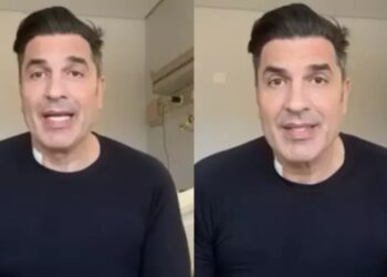 Emocionado, Edu Guedes volta à TV após cirurgia para retirar tumor; veja vídeo