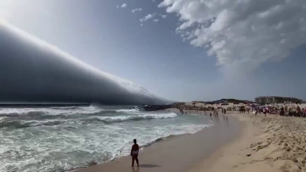 Vídeo impressionante mostra nuvem rolo rara que ressurge após 20 anos; veja