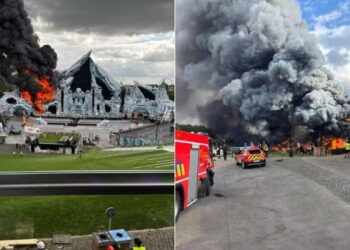 Chamas tomam palco do Tomorrowland e geram tensão antes do festival na Bélgica; veja