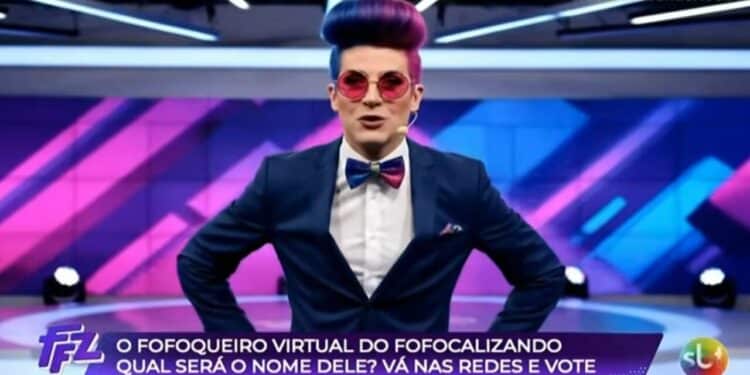 Em meio a polêmicas, fofoqueiro de IA toma lugar de Leo Dias no Fofocalizando; veja o vídeo