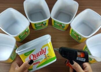 Você nunca mais vai jogar fora potes de margarina depois dessas ideias