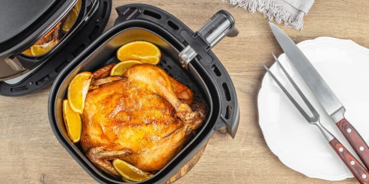 7 ideias rápidas de almoço na air fryer para seu dia a dia