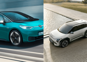 Volkswagen ID.3 e Kia EV3 GT-line - Divulgação/Kia/Volkswagen