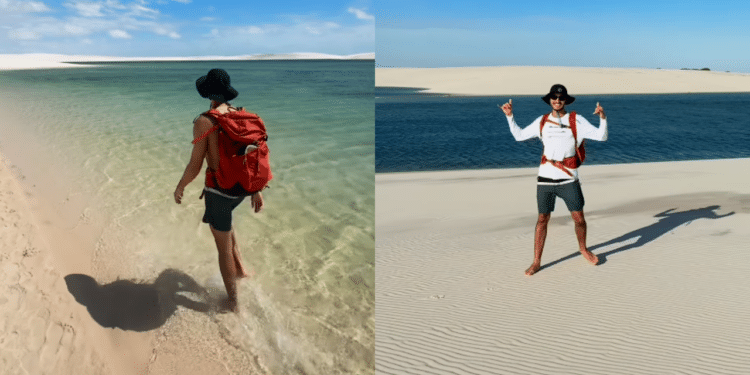 Fonte: Reprodução (Instagram @caiotravels)