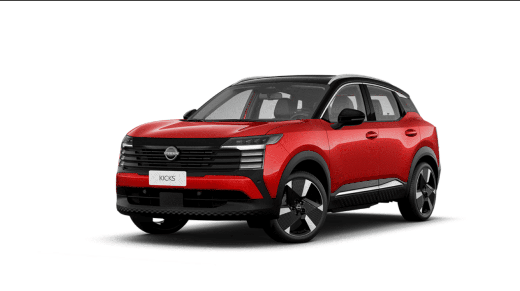 "Esse daqui é o novo Nissan Kicks com a nova motorização da Nissan, o motor 220T", diz Nelson Gonçalves, especialista automotivo