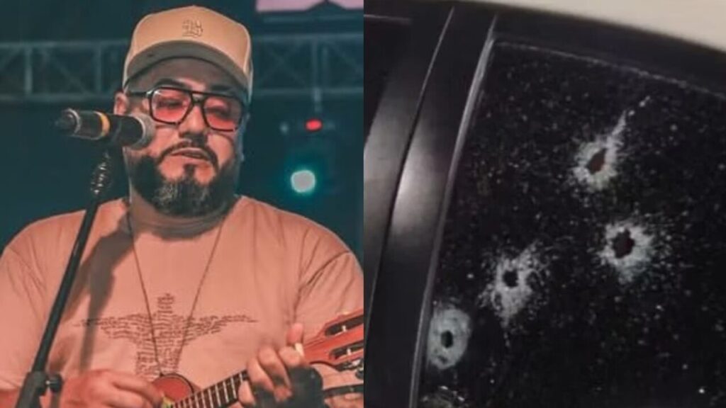 Famoso cantor sofre atentado a tiros enquanto estava com a filha de quatro anos
