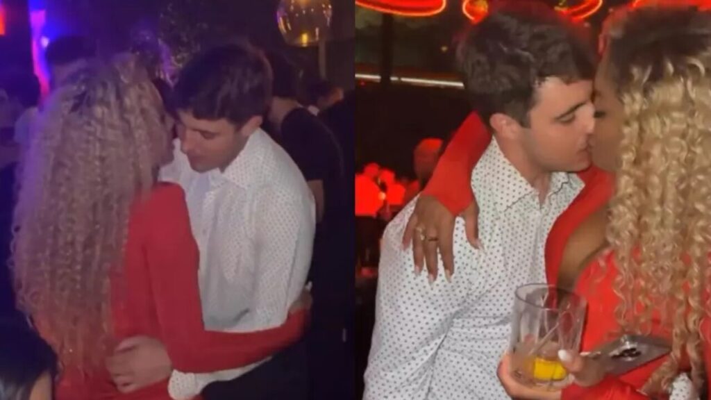 Filho de Gugu surpreende e rouba cena com Cariúcha durante festa