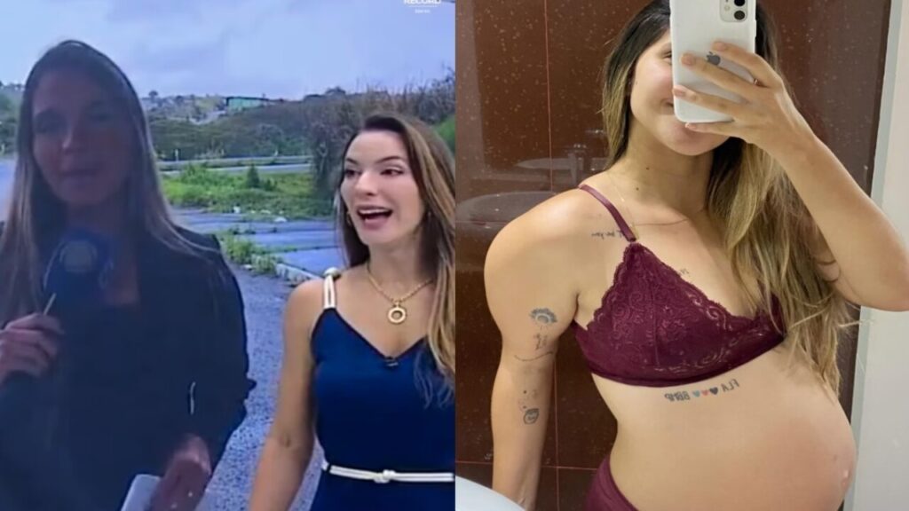 Repórter da Record emociona ao entrar em trabalho de parto ao vivo, veja o vídeo