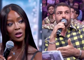Naomi Campbell abre o jogo e expõe detalhe do passado com Cauã Reymond