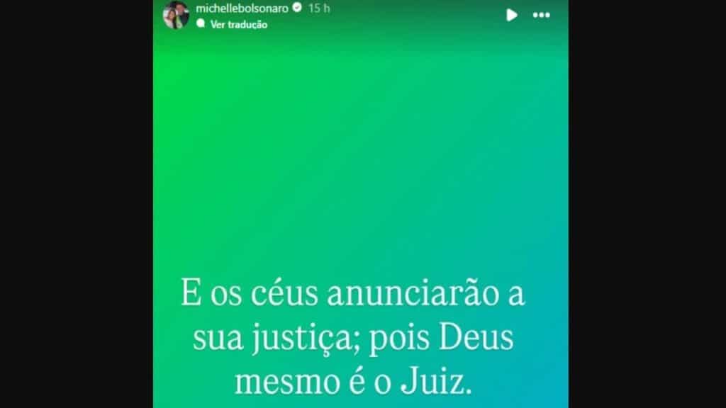 Michelle quebra o silêncio após prisão domiciliar de Bolsonaro