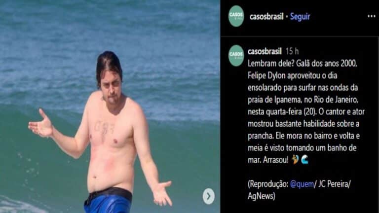 Felipe Dylon reaparece irreconhecível e choca fãs dos anos 2000 – Terra ...