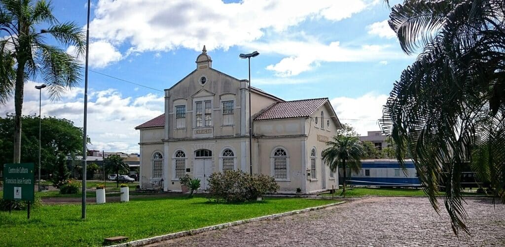 Estação Ferrofiária, Santa Cruz do Sul - RS - Fonte: Wikimedia Commons