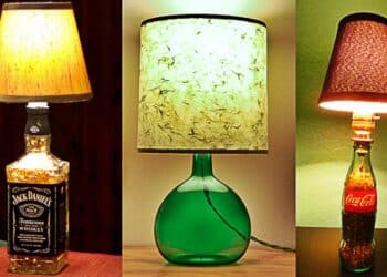 Transforme materiais reciclados em um abajur cheio de estilo