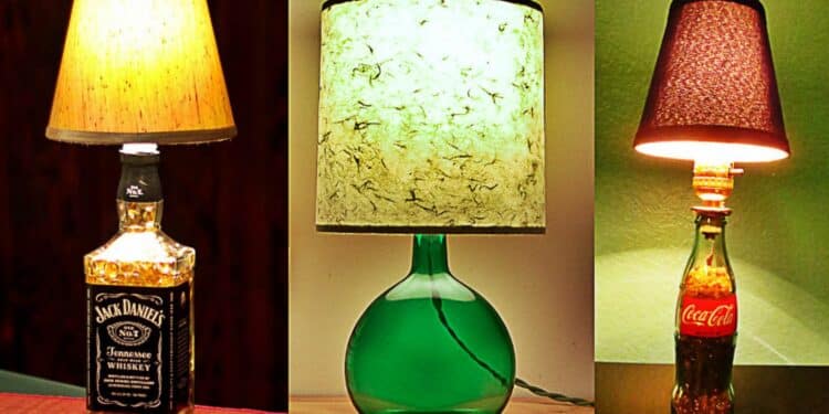 Transforme materiais reciclados em um abajur cheio de estilo
