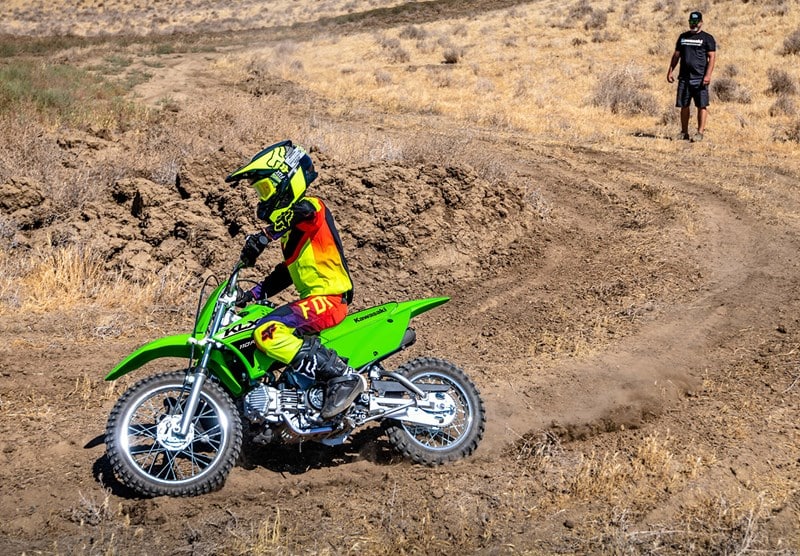 KLX110R - Foto: Divulgação/Kawasaki