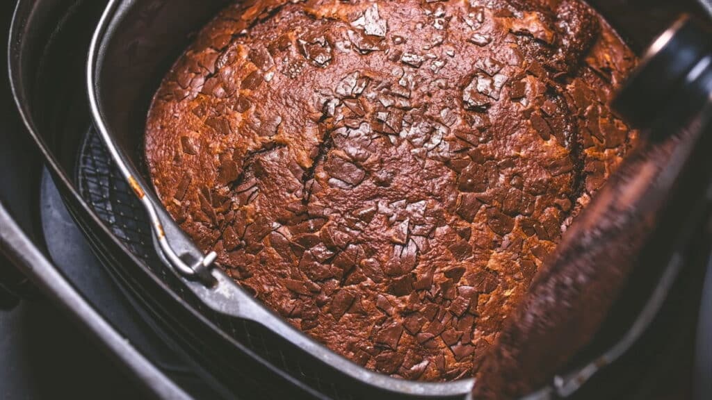 Como preparar o brownie na airfryer?