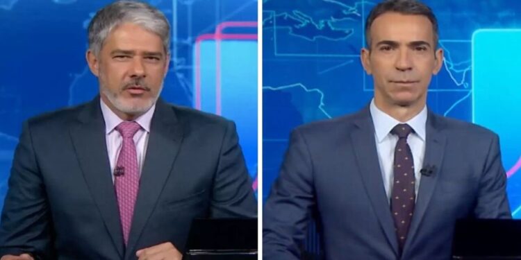 Diferença de salário entre William Bonner e César Tralli surpreende