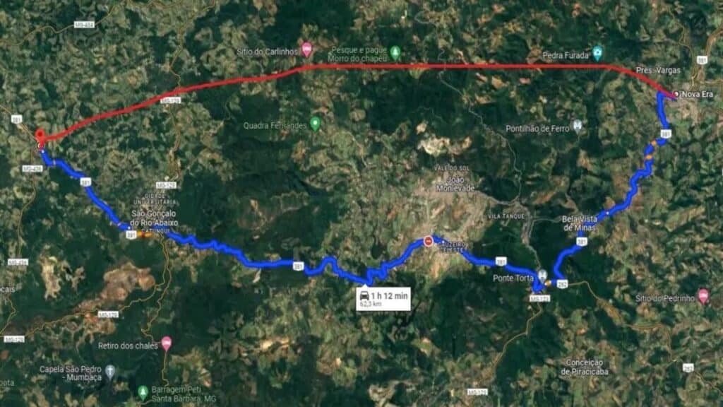 Projeto de nova rodovia paralela à BR-381 em MG é cancelado pelo Dnit