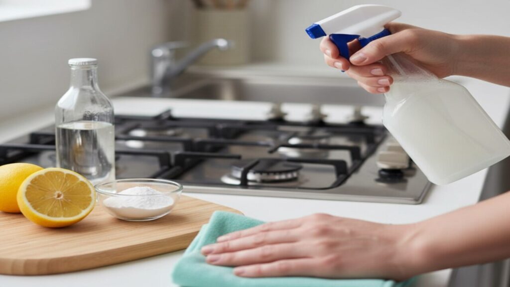 O segredo que elimina a gordura do fogão e deixa sua cozinha impecável