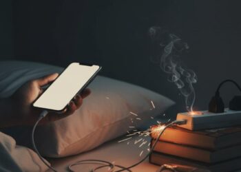 Esses hábitos perigosos ao carregar o celular podem colocar sua vida em risco
