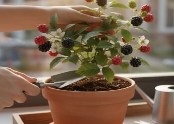 Como plantar e cuidar da amora em casa para colher mais rápido